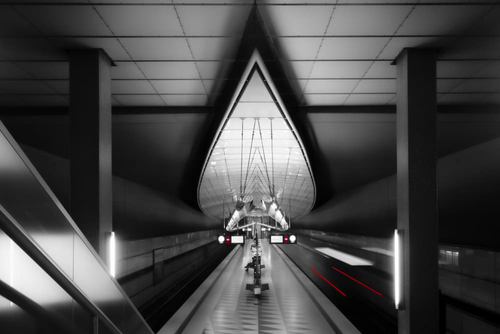 Modern Subway Motion by Andy Dauer — canvas wall art