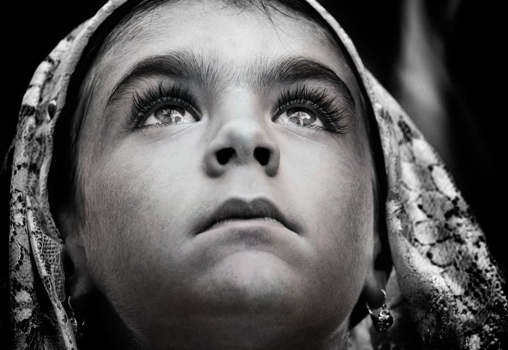 Hopeful Child Portrait by Giovanni Cavalli — canvas wall art