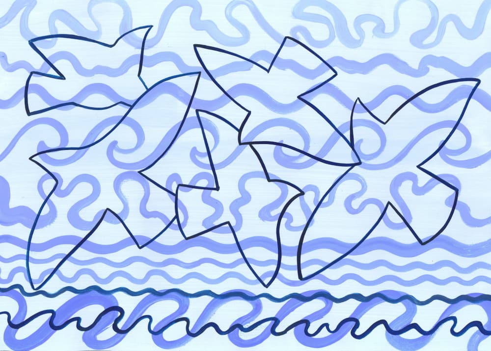 Waves of Serenity by Isabelle Brent — canvas wall art