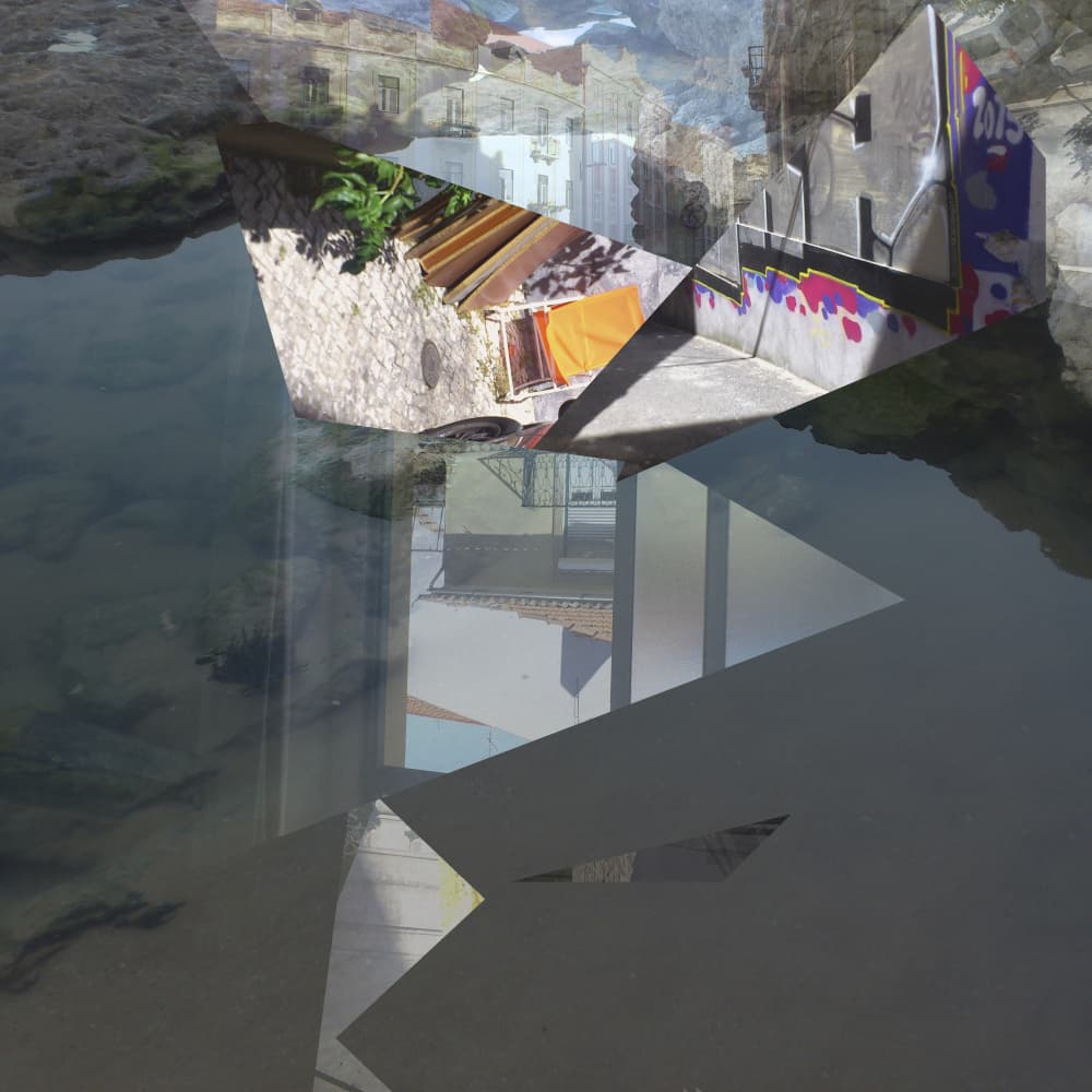 Fractured Urban Reflections by Stefan Fransson — canvas wall art