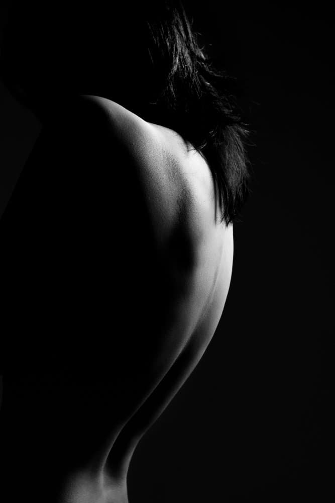 Graceful Back Profile by Masami Kondo — canvas wall art
