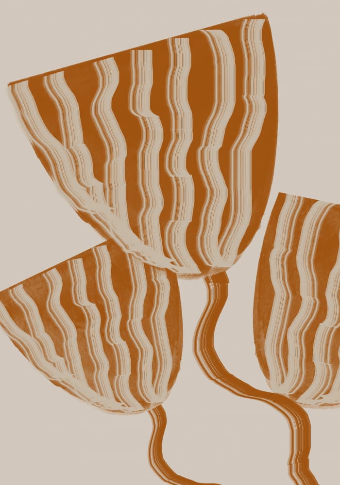 Modern Flowers by THE MIUUS STUDIO — canvas wall art
