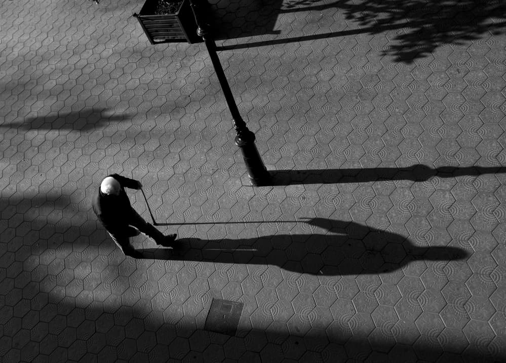 Old Man's Long Shadow by Lorenzo Grifantini — canvas wall art