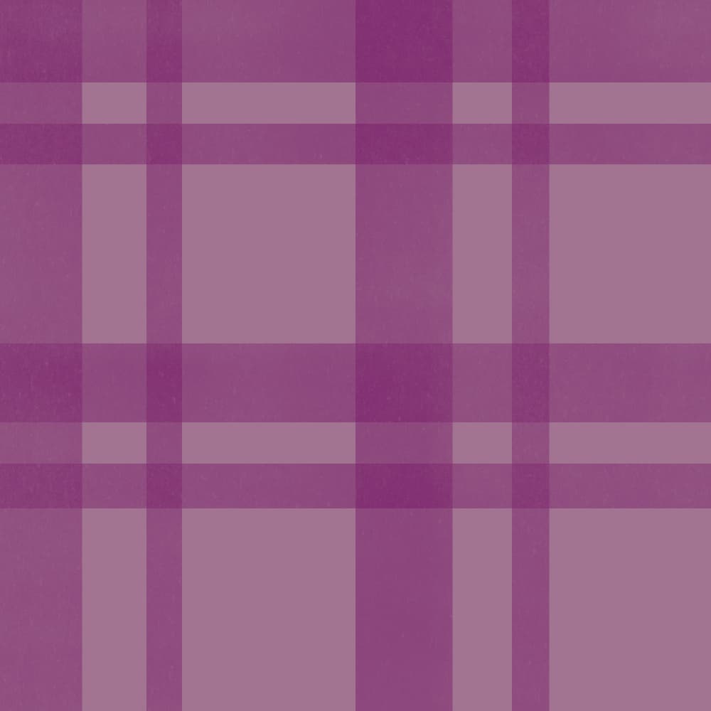 Purple Plaid Pattern by Charlotte Trudgett — canvas wall art