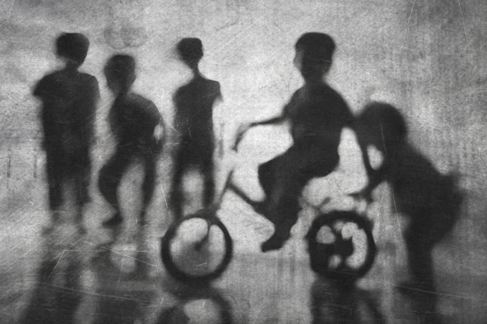 Childhood Shadow Play by Suhandi Jitir — canvas wall art