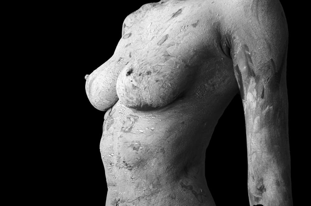 Textured Female Form by Savio Joanes — canvas wall art