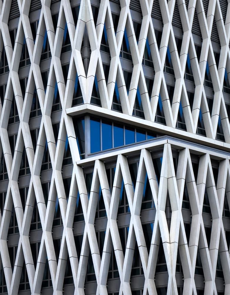 Geometric Facade Design by Jef Van den Houte — canvas wall art
