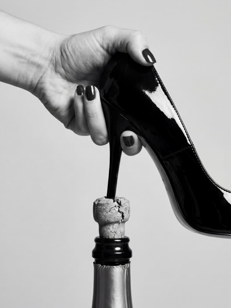 Elegant Champagne Celebration by Andreas Magnusson — canvas wall art