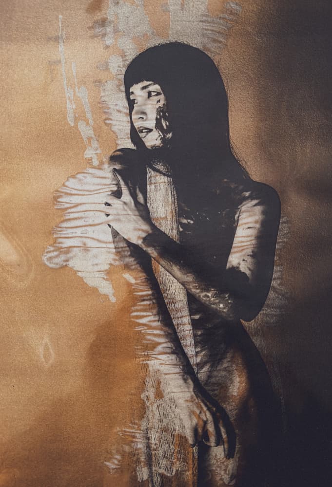Dark Golden Nude by Kurosaki Sangan — canvas wall art