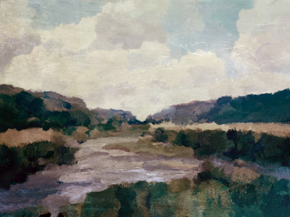 Kernow Stream by Dan Hobday — canvas wall art
