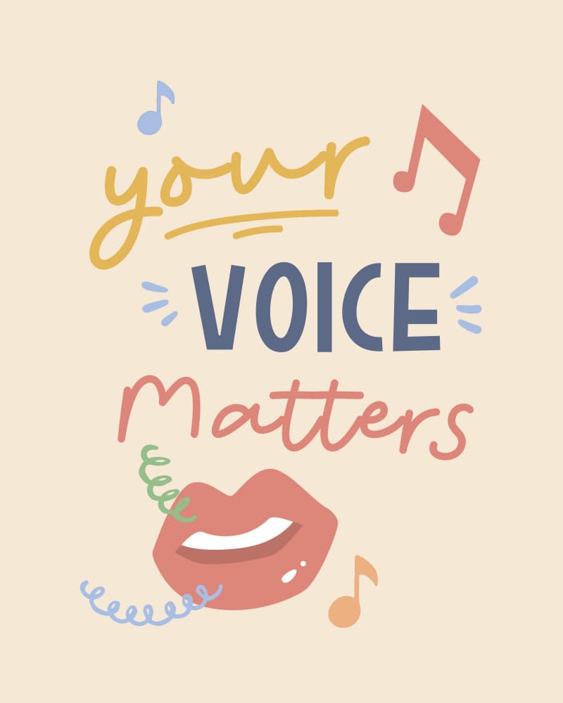 Your Voice Matters by KsanaKalpa — canvas wall art