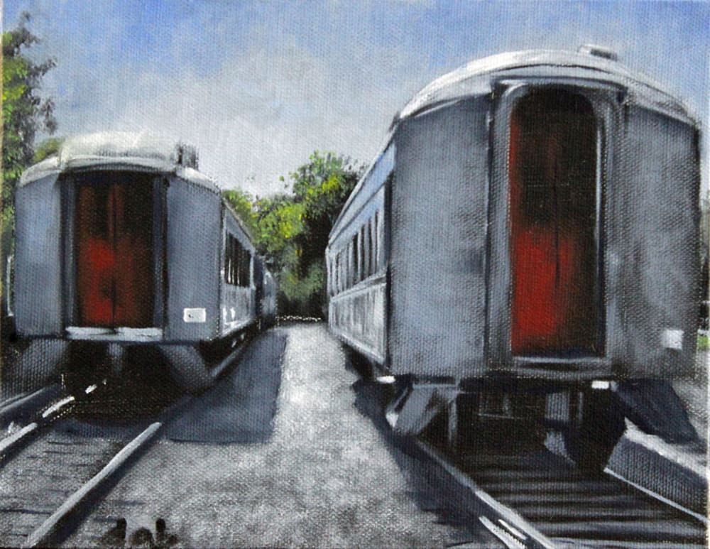 Passenger Cars by Duane A. Brown — canvas wall art