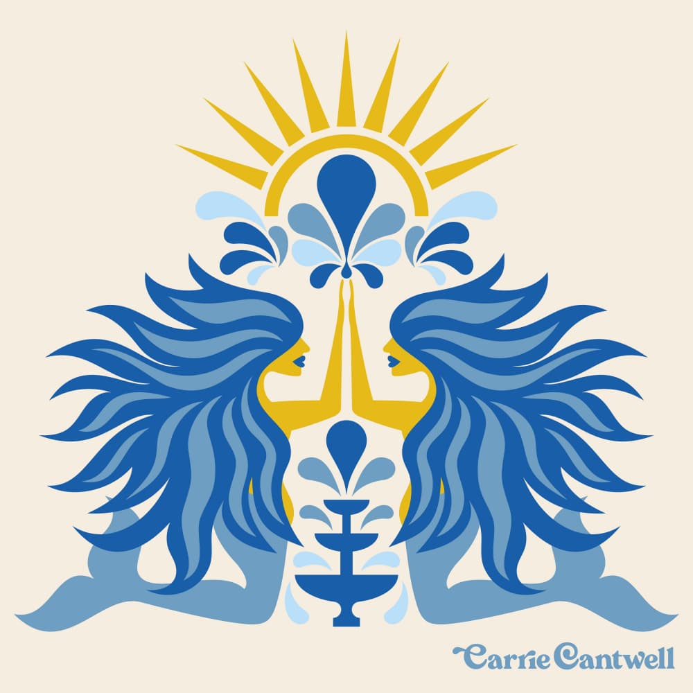 Saltwater Sirens by Carrie Cantwell — canvas wall art