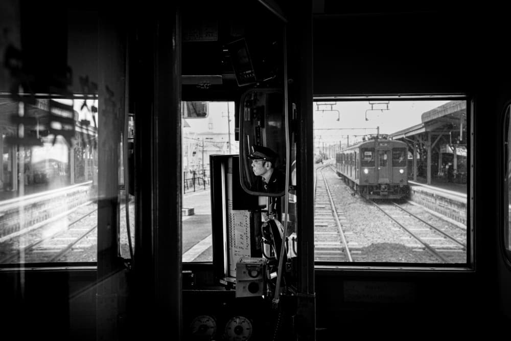Train Operator's View by Marco Tagliarino — canvas wall art