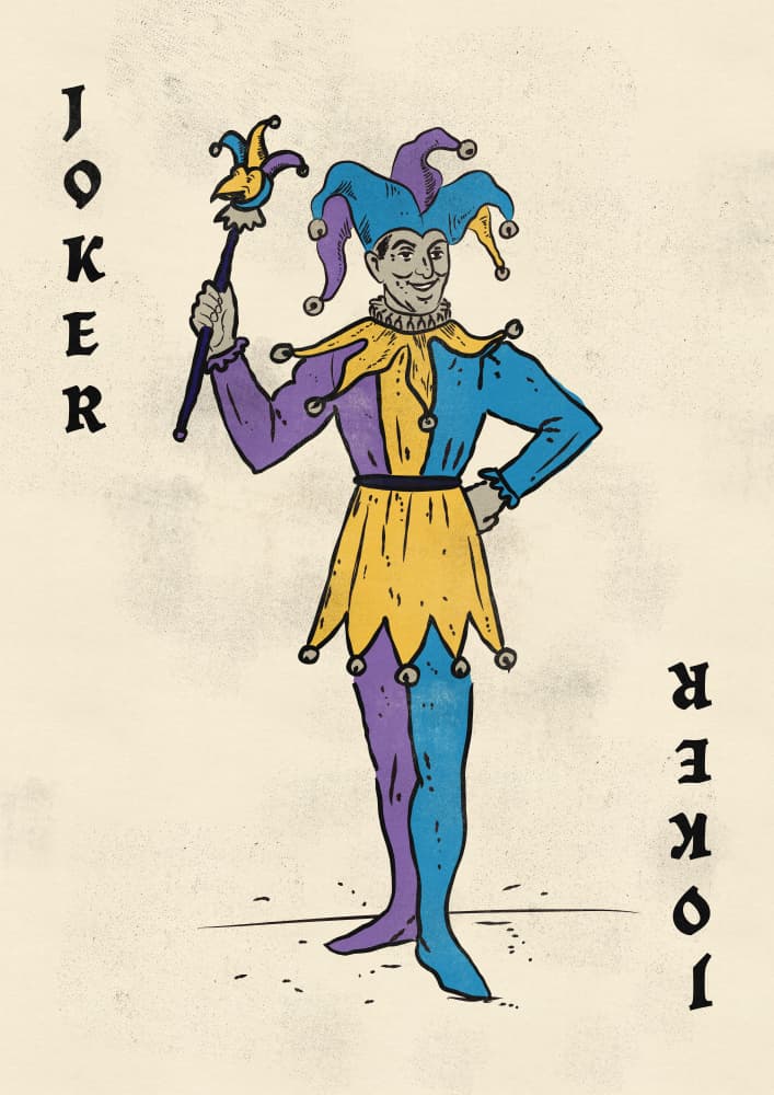 Joker by Nicholas — canvas wall art