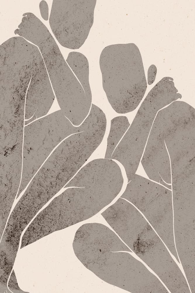 Restingbodyno04(light) by Treechild — canvas wall art