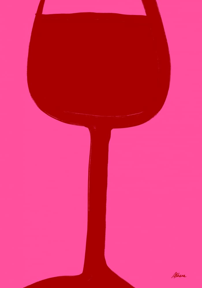 Red Wine by Athene Fritsch — canvas wall art