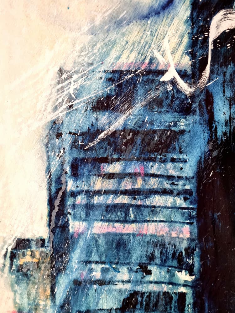 Urban Night Lights by David Antonides — canvas wall art