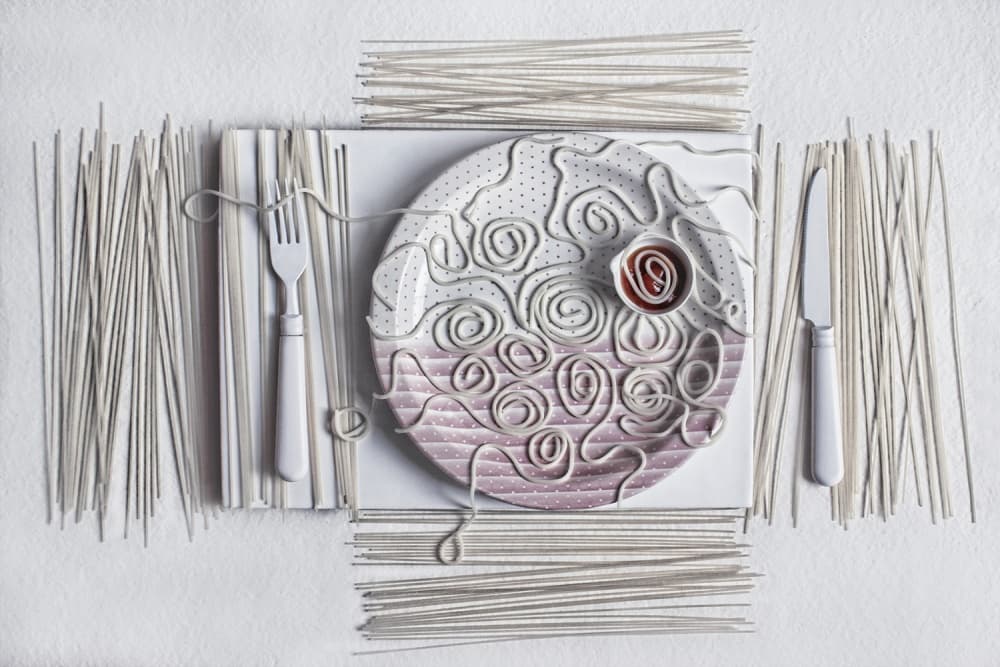 Creative Pasta Still Life by Dimitar Lazarov - Dim — canvas wall art
