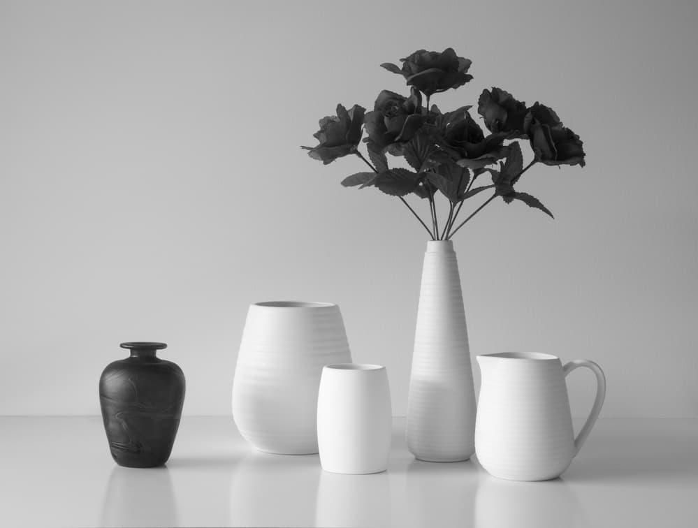 Elegant Floral Still Life by Jacqueline Hammer — canvas wall art