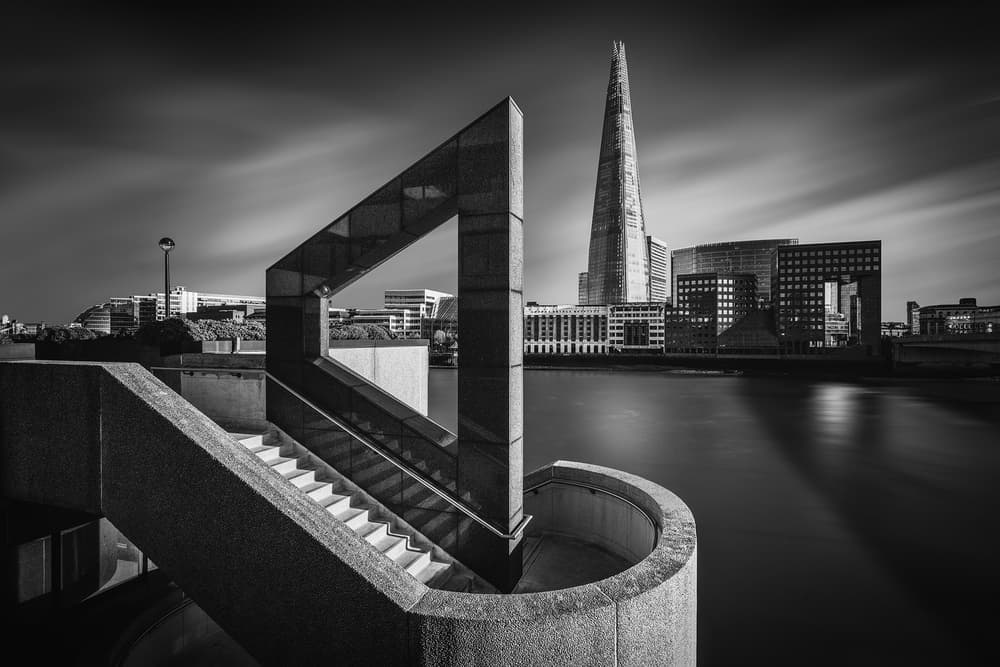 London Shard City View by Nader El Assy — canvas wall art