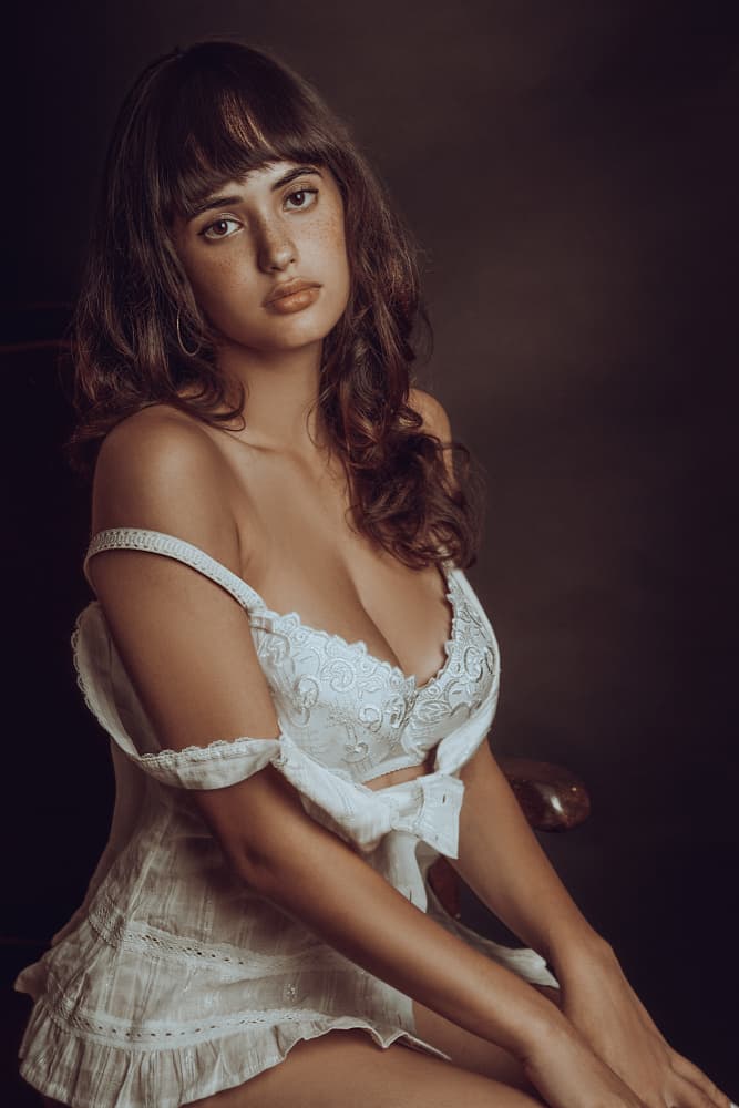 Captivating Young Woman by Avi Nahoum — canvas wall art