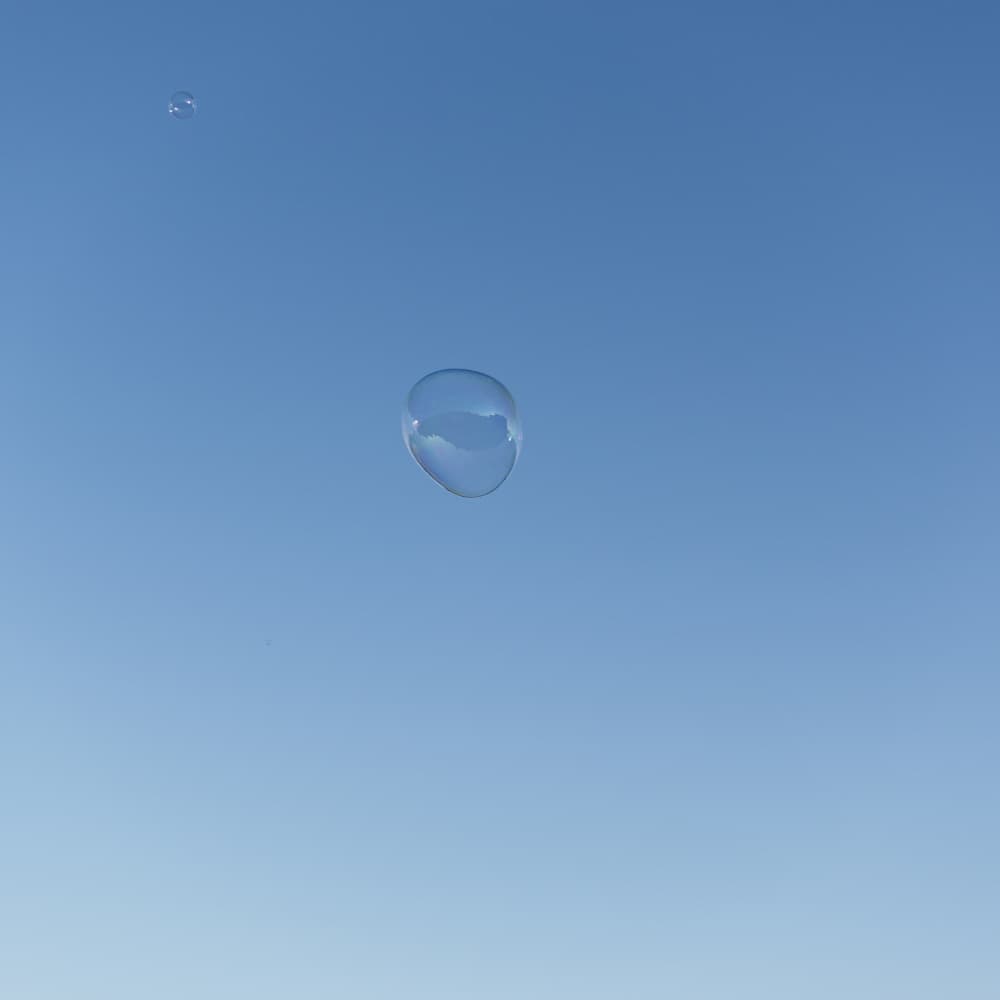Floating Sky Bubbles by Lynann Colligan — canvas wall art