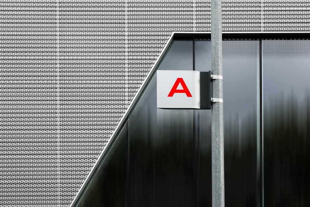 Modern Architectural A by Hans-Wolfgang Hawerkamp — canvas wall art