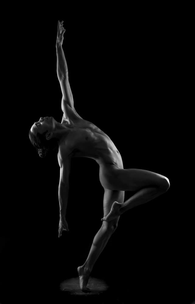 Graceful Male Dancer by Rajat Dawn — canvas wall art