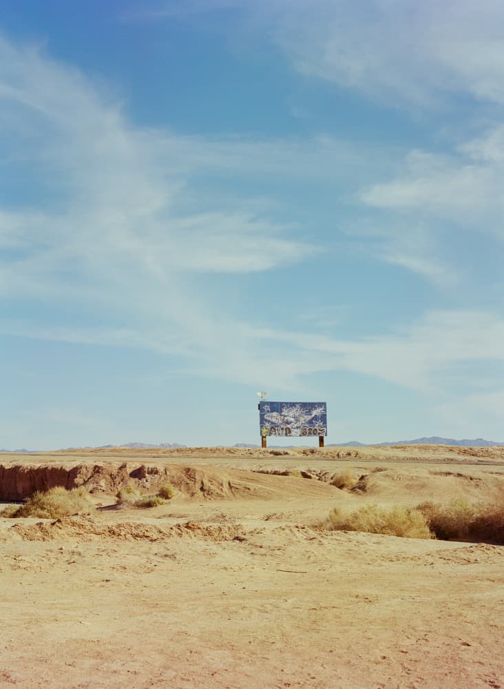 Faded Desert Billboard by Bethany Young — canvas wall art