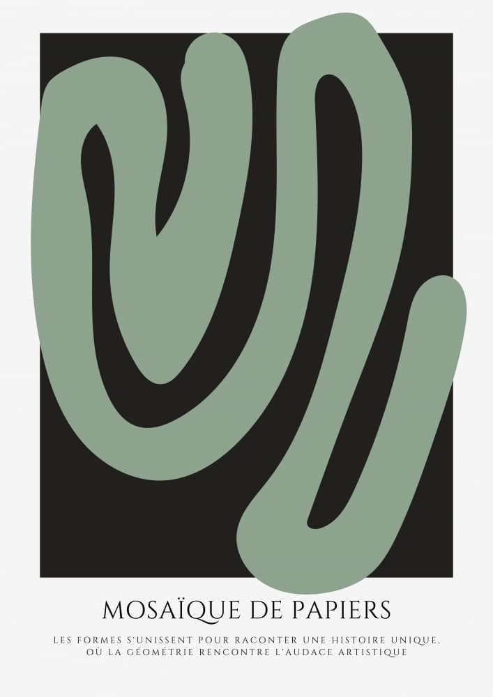 Fluid Sage Forms by RS LAB STUDIO — canvas wall art