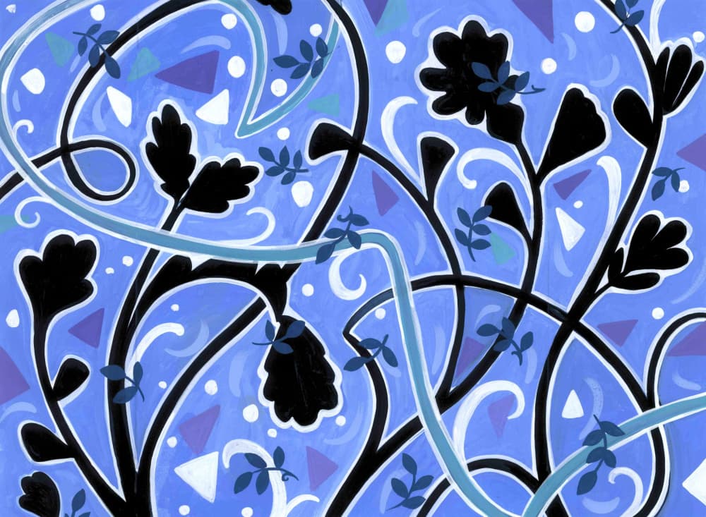 Whimsical Vines by Isabelle Brent — canvas wall art