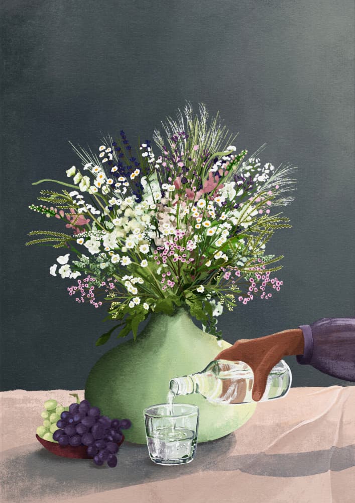 Frivolous Afternoon by Goed Blauw — canvas wall art