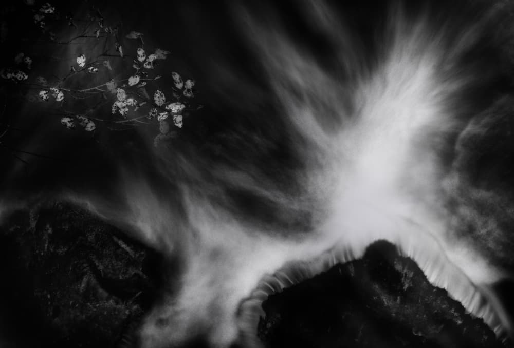 Misty Autumn Stream by Timo Lehto (timo.photo) — canvas wall art