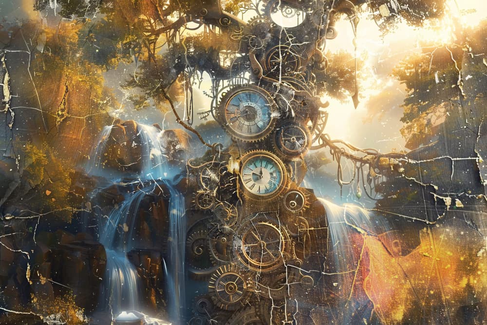 Surreal Fable Abstract Art Illustration Wallart 127 by Rafal Kulik — canvas wall art