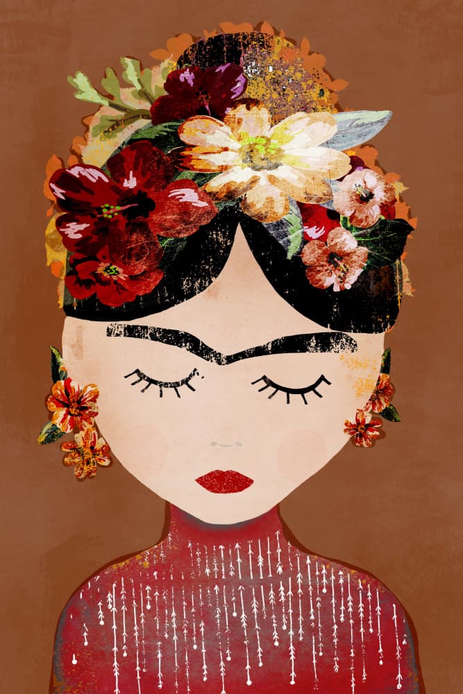 Floral Serenity by Treechild — canvas wall art