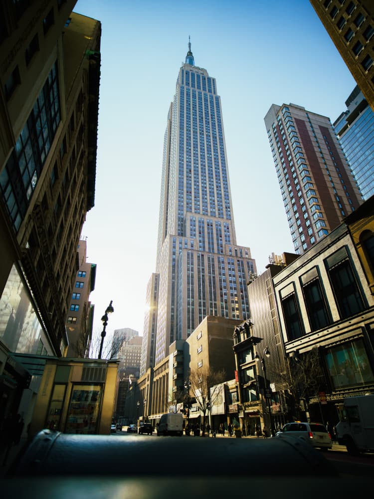 Empire State Building Street by Serge Grop — canvas wall art