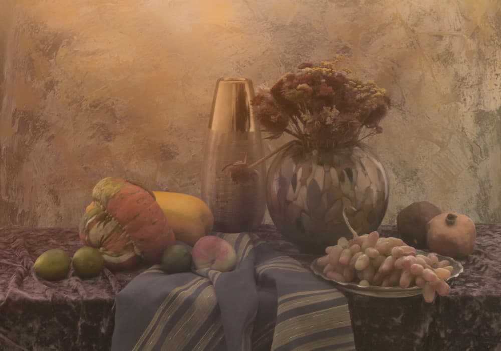 Warm Autumn Still Life by UstinaGreen — canvas wall art