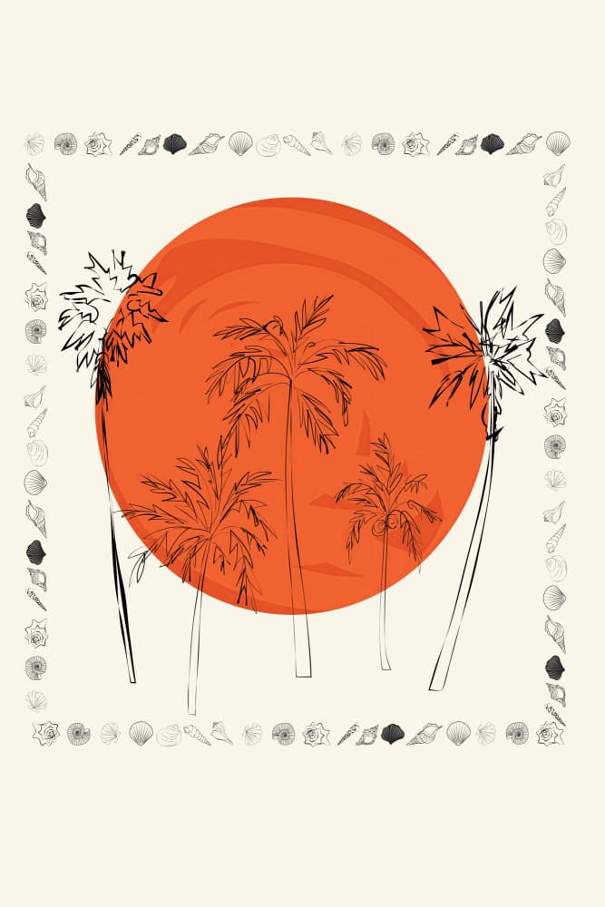Sunsetbeach by Treechild — canvas wall art