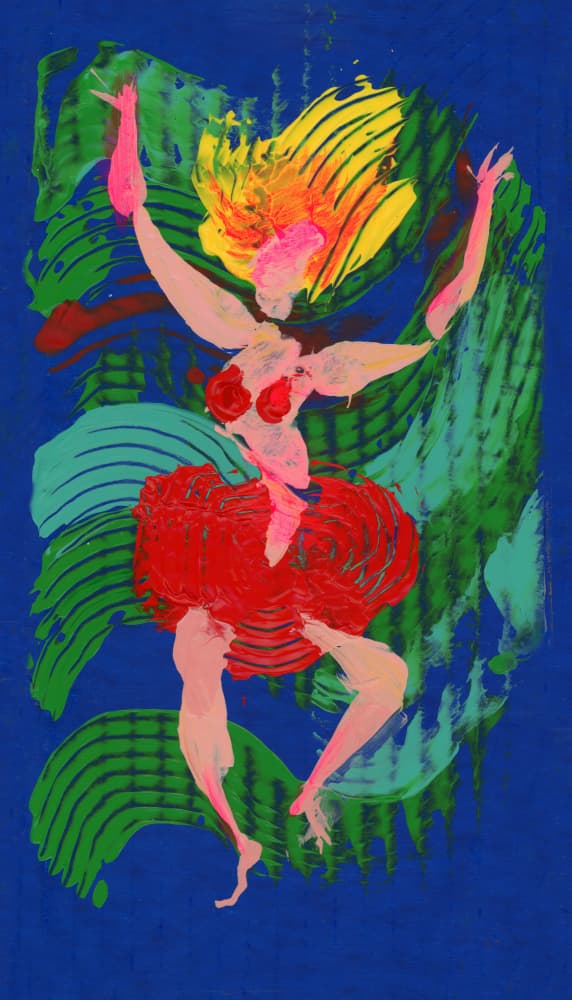 Vibrant Dance Movement by Kanat Ibragimov — canvas wall art