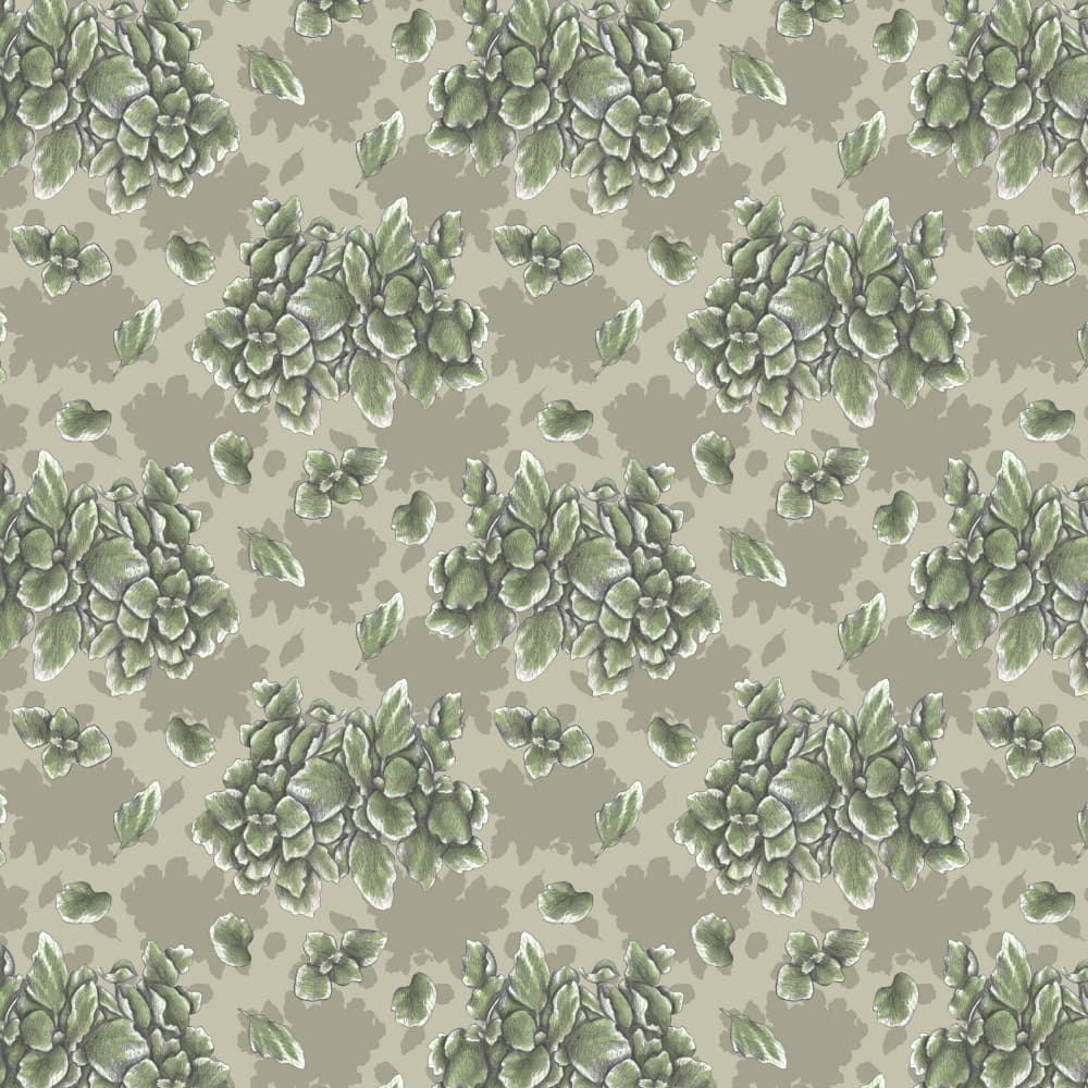 Lush Green Foliage Pattern by Cecilia Battaini — canvas wall art