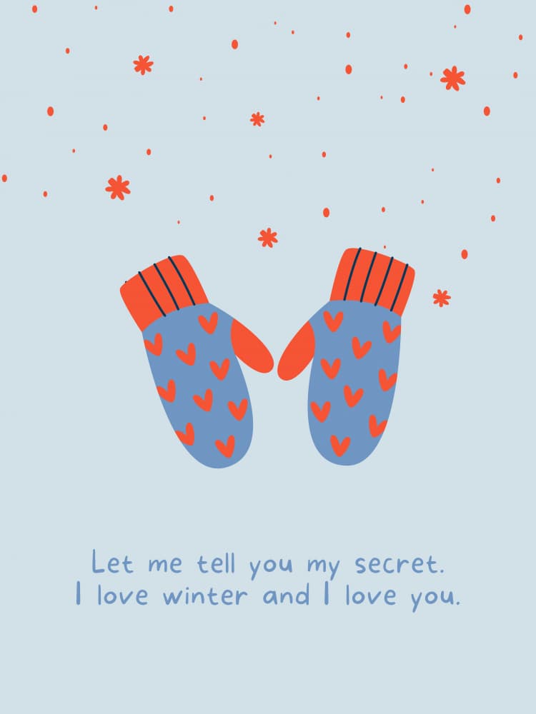 Cozy Winter Love by Ohkimiko — canvas wall art