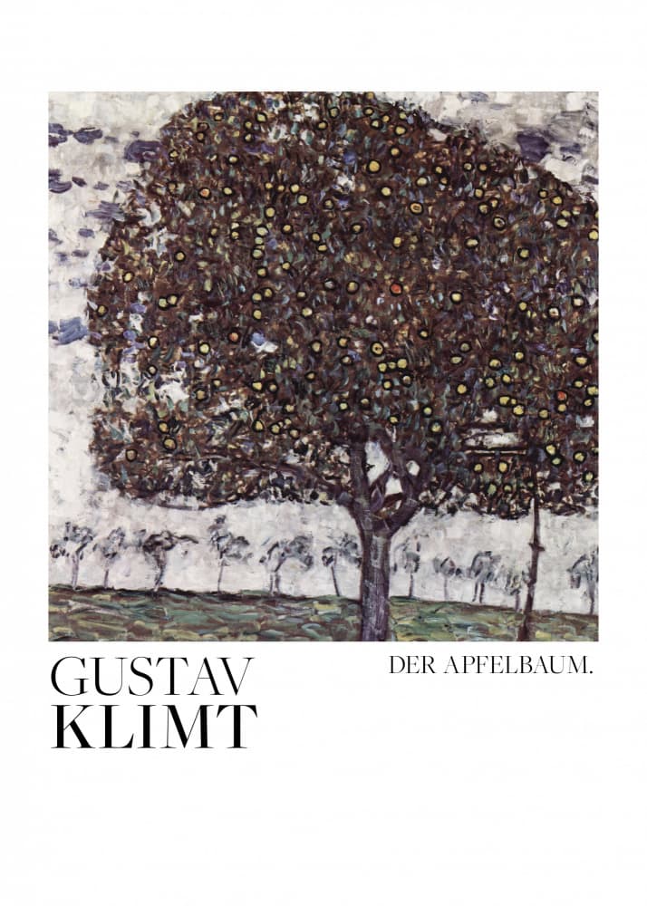 Der Apfelbaum (1916) Poster by Gustav Klimt — canvas wall art