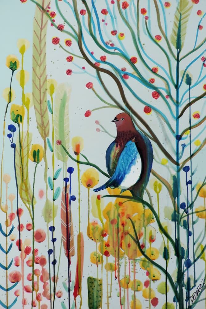 Sous Les Branches by Sylvie Demers — canvas wall art