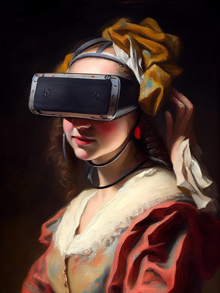 Vr Experience by Dikhotomy — canvas wall art