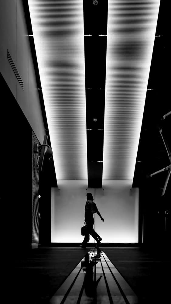Walking Through Light by Fengshou . Lin 林峰守 — canvas wall art