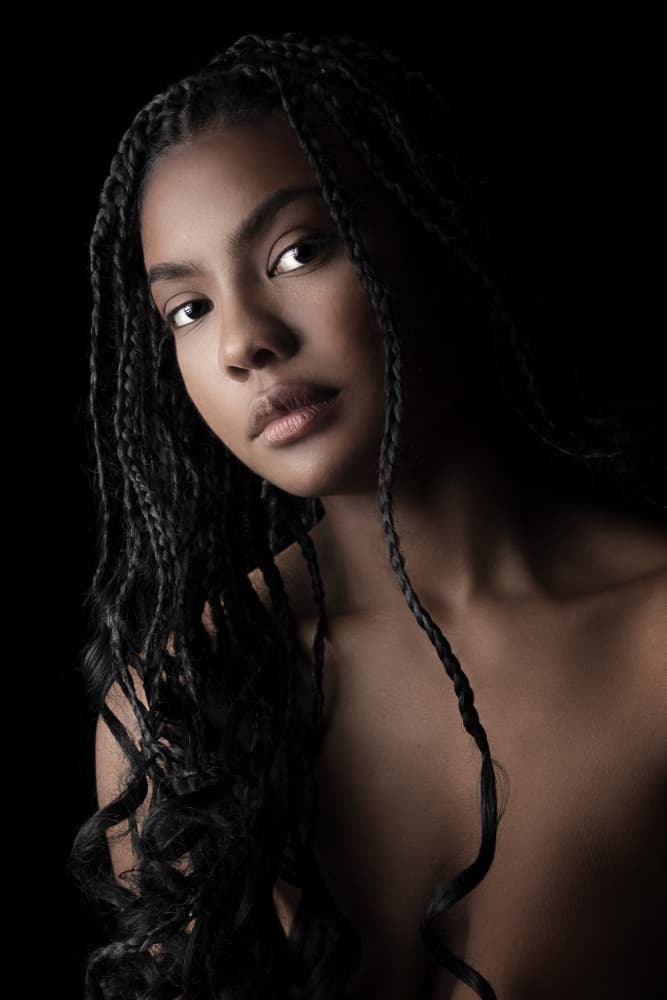 Serene Braided Portrait by Jan Slotboom — canvas wall art