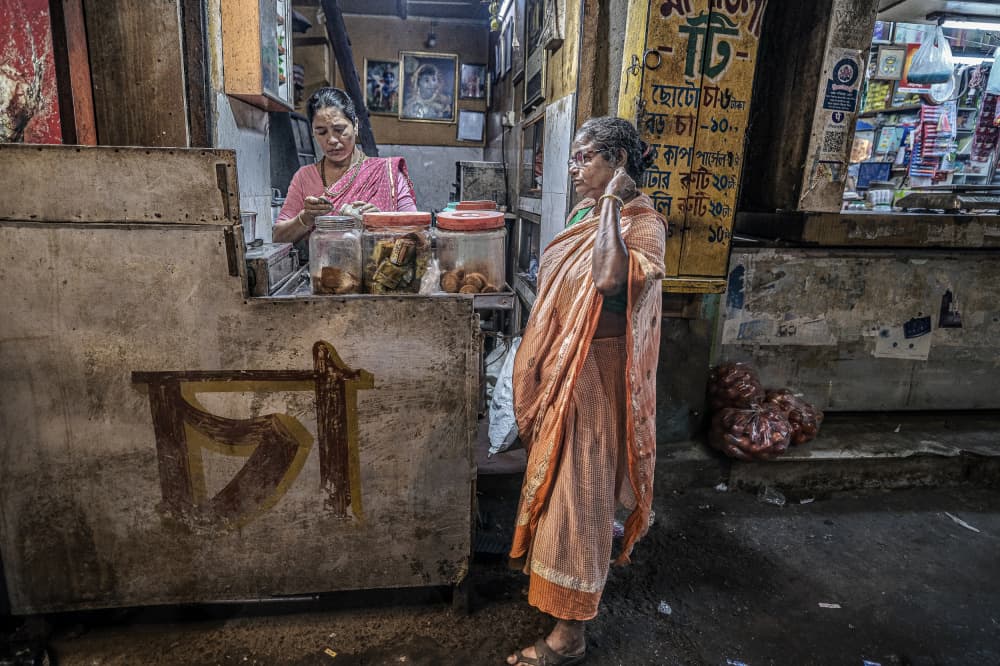 Indian Street Food Life by Subhajit Das — canvas wall art
