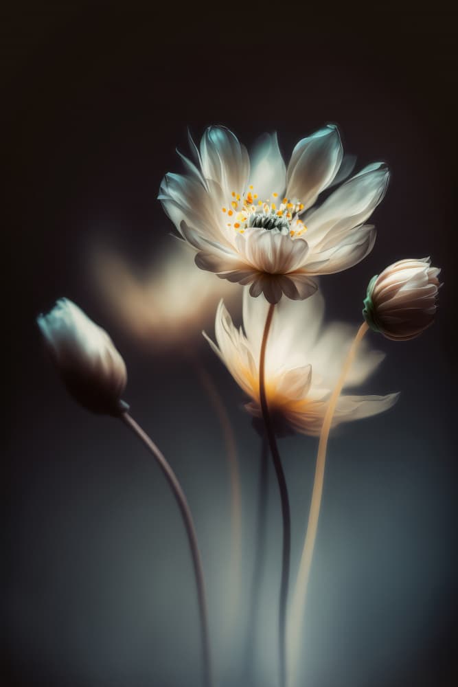 Ethereal Blossoms by Treechild — canvas wall art