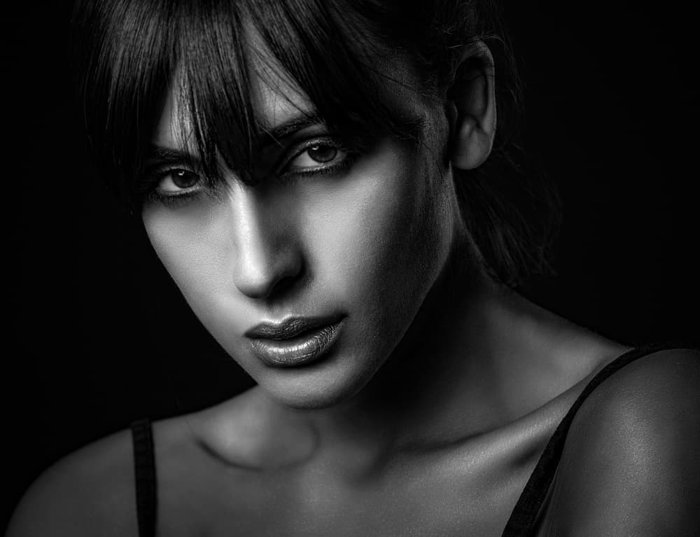 Intense Gaze Portrait by Luc Stalmans — canvas wall art